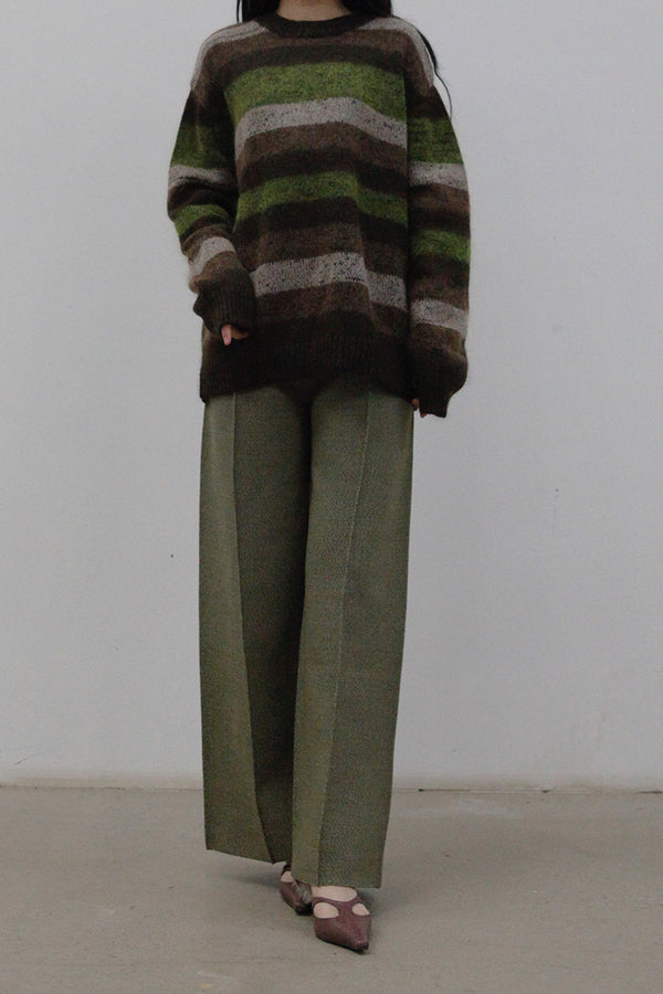 SWAYING/KNIT Mohair Gradient Top SW212SZ66